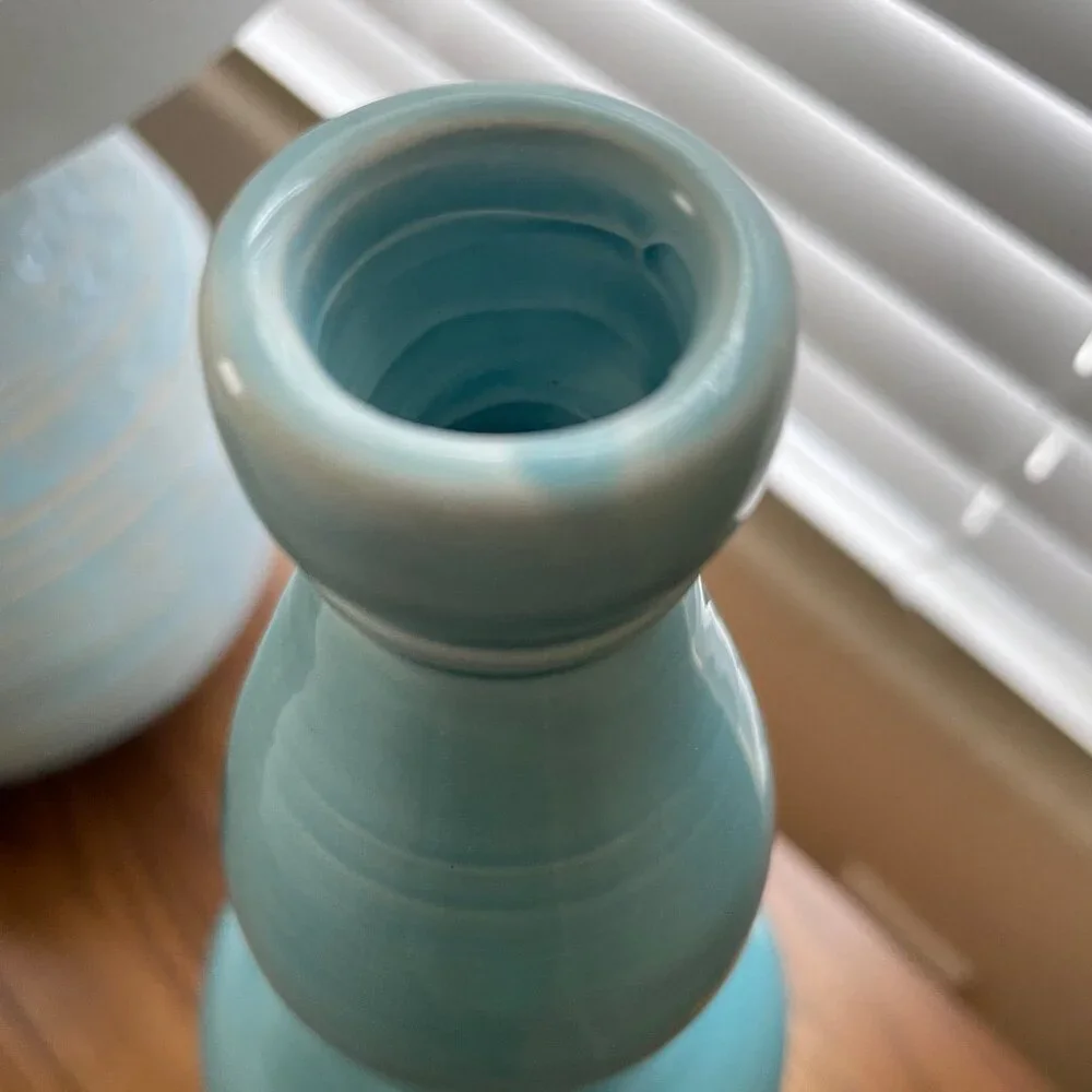 Pottery Barn Ceramic AGUA Carafe Made in Italy
